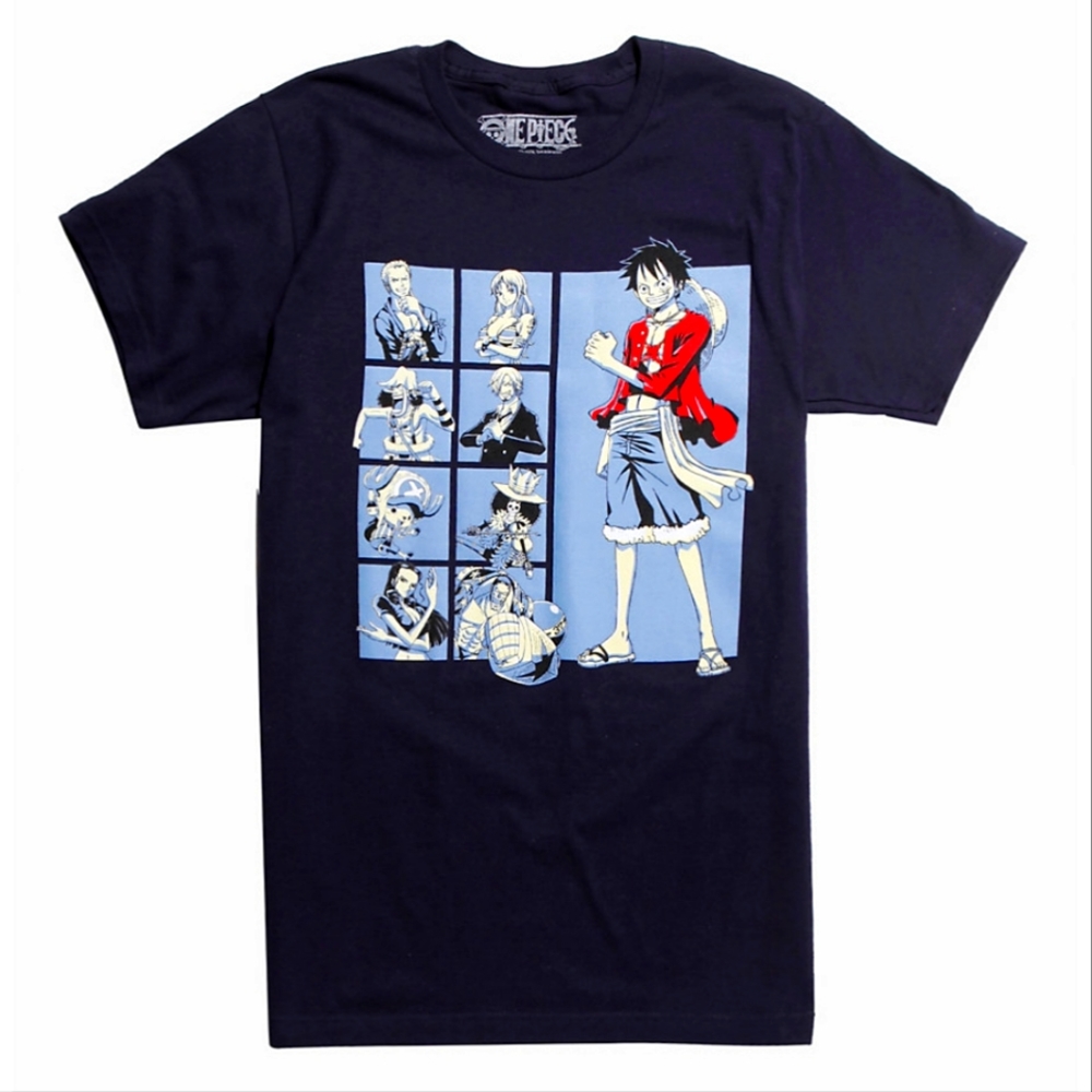 One Piece Character Grid T-Shirt